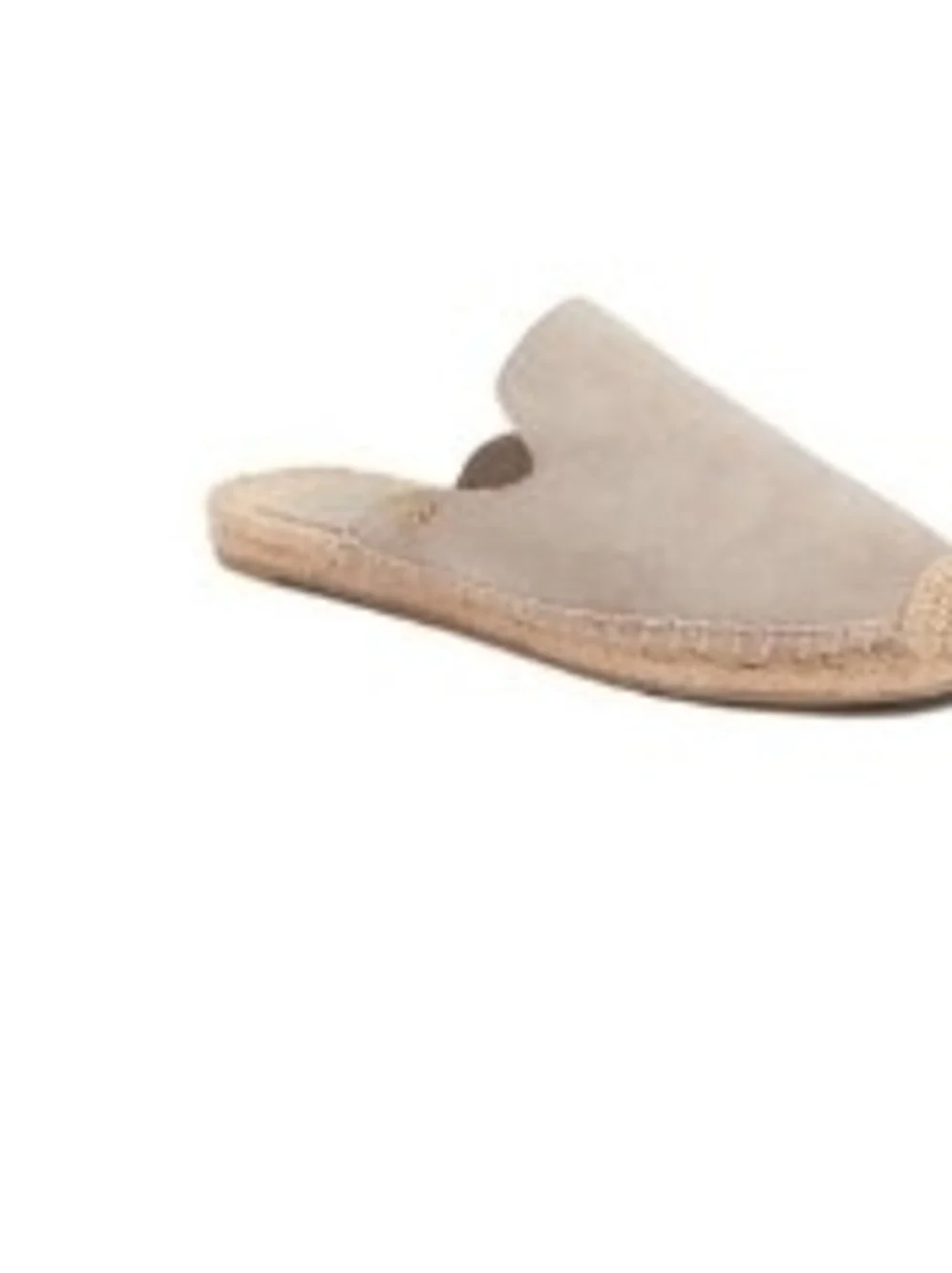 Tory Burch Max Suede Slide Mule - Beige Women’s Slip-On